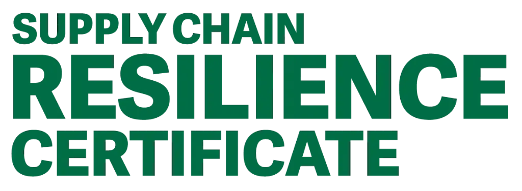 Supply Chain Resilience Certificate