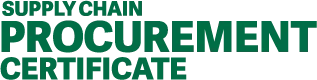 Supply Chain Procurement Certificate